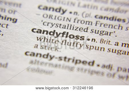 Word Or Phrase Candyfloss In A Dictionary