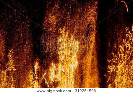 Fire - Steel Wool Burning, Oxidizing, Smoldering.