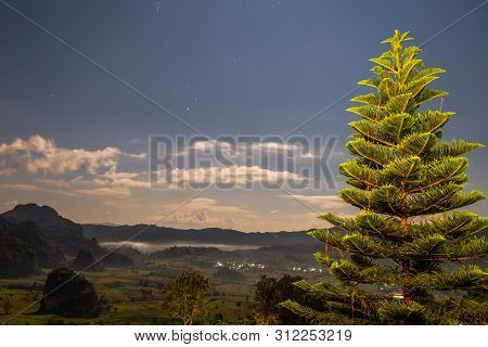 Mountain Views And Beautiful Mist Of Phu Langka National Park, Thailand