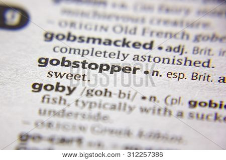 Word Or Phrase Gobstopper In A Dictionary