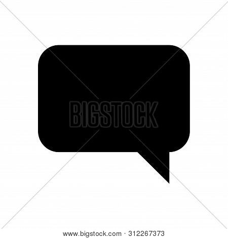 Speech Bubble Vector Icon For Apps And Websites