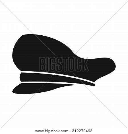 Vector Illustration Of Cap And Marine Symbol. Set Of Cap And Captain Stock Vector Illustration.