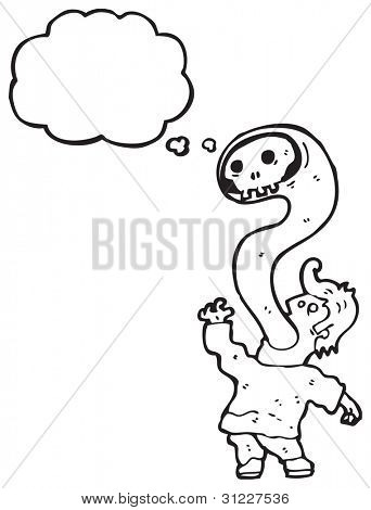 Cartoon Exorzismus