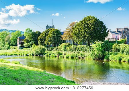 Llanwrst, Small Market Town In North Wales, United Kingdom, Located Near Snowdonia National Park, Vi