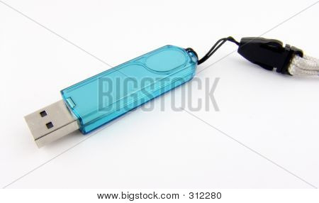 Cyan Usb Storage