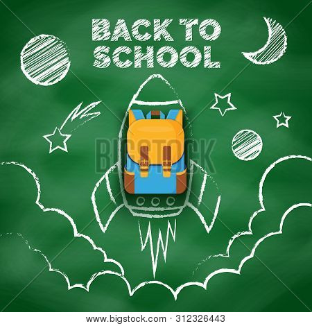 Space Drawing Chalk Vector Photo Free Trial Bigstock
