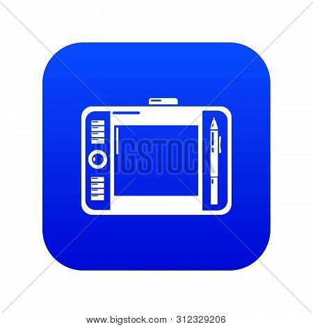 Graphic Tablet Icon. Simple Illustration Of Graphic Tablet Vector Icon For Web