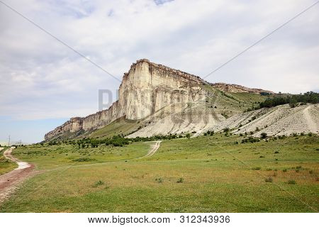 White Rock Ak-kaya In  Crimea In The Morning