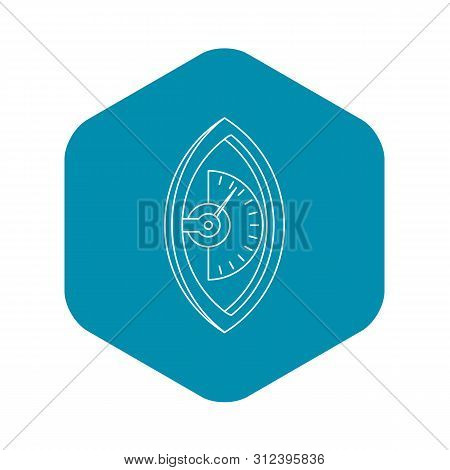 Hand Dynamometer Icon. Outline Illustration Of Hand Dynamometer Icon For Web
