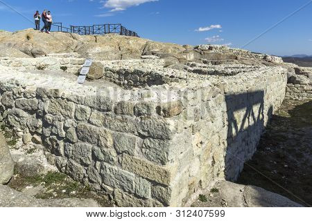 Perperikon, Bulgaria - March 17, 2019: Ruins Of Ancient Sanctuary City Of Perperikon, Kardzhali Regi
