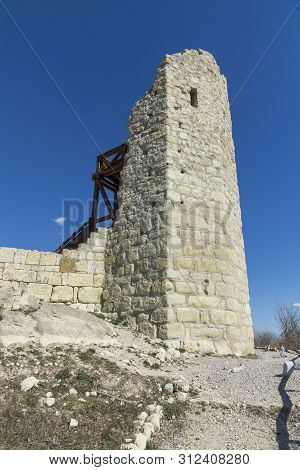 Perperikon, Bulgaria - March 17, 2019: Ruins Of Ancient Sanctuary City Of Perperikon, Kardzhali Regi