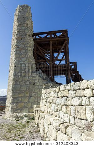Perperikon, Bulgaria - March 17, 2019: Ruins Of Ancient Sanctuary City Of Perperikon, Kardzhali Regi
