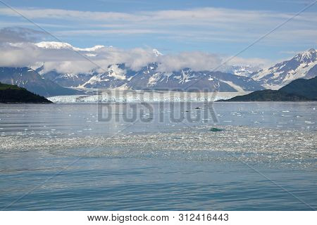 Hubbard Glacier And Yakutat Bay, Alaska, In Summer