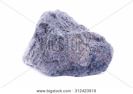 Macro Mineral Stone Serpentine On A White Background