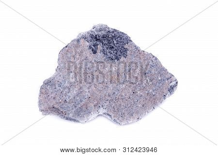 Macro Mineral Stone Serpentine On A White Background