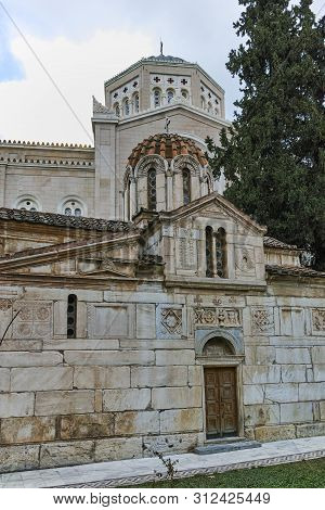 Athens, Greece - January 20, 2017: Amazing View Of Agios Eleftherios Church In Athens, Attica, Greec