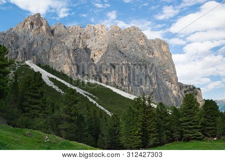 Catinaccio (rosengarten Group) - A Mountain In Italian Alps, South Tyrol