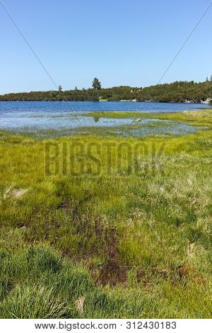Amazing Summer Panorama Around Bezbog Lake, Pirin Mountain, Bulgaria