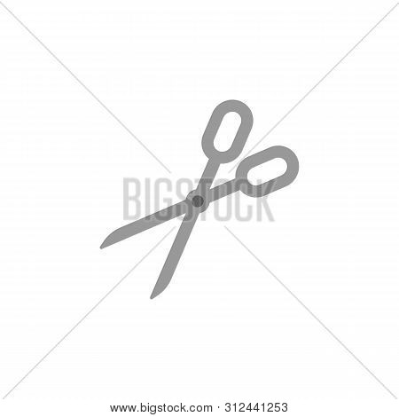 Scissors Colored Icon. Element Of Education Illustration Icon. Premium Quality Graphic Design. Signs