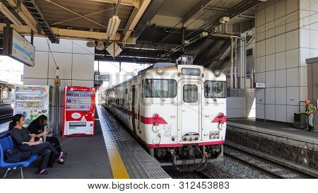 Hachinohe Station Interior. A Railway Station Operated By The East Japan Railway Company (jr East) I
