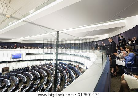 Plenary Session Of The European Parliament In Strasbourg