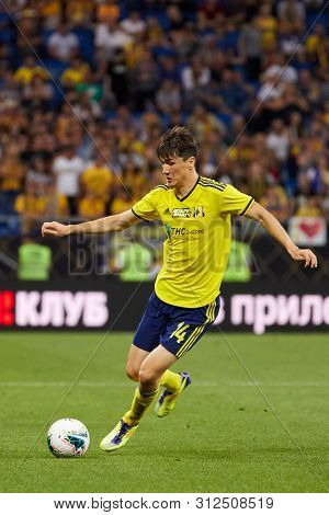 Rostov-on-don, Russia - July 20, 2019: Eldor Shomurodov Of Fc Rostov In Action During The Russian Pr