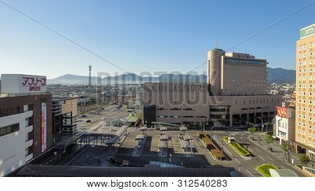 Aomori, Japan - Aug 11, 2016 : Interior Of Hirosaki Station. A Railway Station In The City Of Hirosa