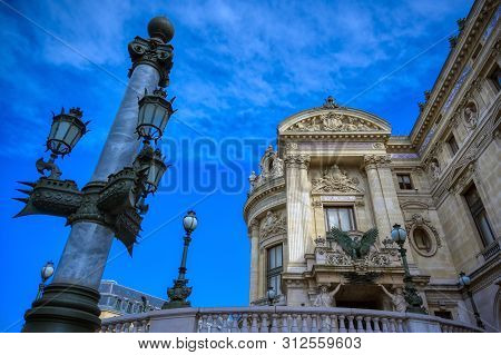 Paris, France - April 21, 2019 - The Palais Garnier Is A 1,979-seat Opera House, Which Was Built Fro