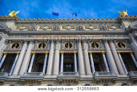 Paris, France - April 21, 2019 - The Palais Garnier Is A 1,979-seat Opera House, Which Was Built Fro