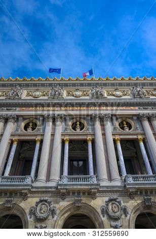 Paris, France - April 21, 2019 - The Palais Garnier Is A 1,979-seat Opera House, Which Was Built Fro