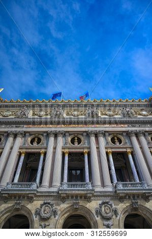 Paris, France - April 21, 2019 - The Palais Garnier Is A 1,979-seat Opera House, Which Was Built Fro