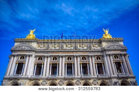 Paris, France - April 21, 2019 - The Palais Garnier Is A 1,979-seat Opera House, Which Was Built Fro