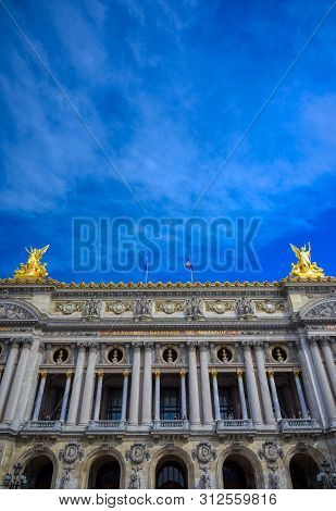 Paris, France - April 21, 2019 - The Palais Garnier Is A 1,979-seat Opera House, Which Was Built Fro