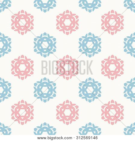 Geometric Floral Flower Seamless Pattern Stylish Texture For Fabric, Wallpaper And Backgrounds