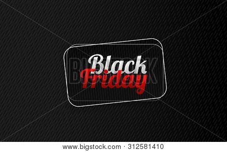 Black Friday Sale Banner. Design Template, Advertising. Isolated Modern Graphic Style.vector