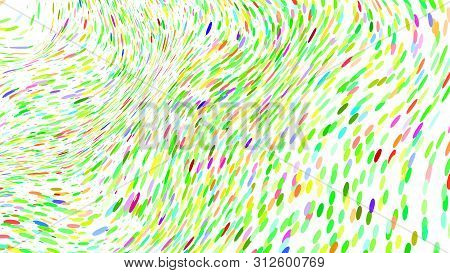 Colourful Simple Abstract Background, Wavy Effect. Stipple Effect. Rhythmic Noise Particles. Grain T