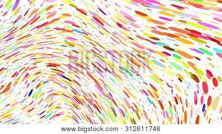Colourful Simple Abstract Background, Wavy Effect. Stipple Effect. Rhythmic Noise Particles. Grain T