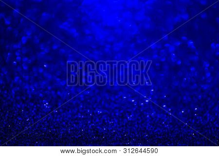 Shiny And Glamorous Festive Glitter Of Blue Color