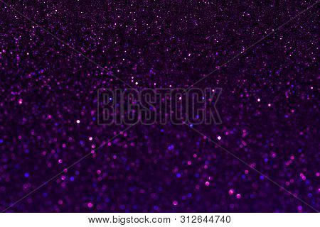 A Brilliant Space Of Dark, Multicolored Glitter