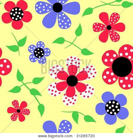 Floral Background senza soluzione di continuità