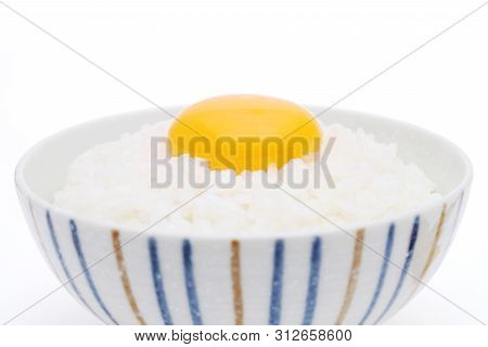 Japanese Cooked Rice With Raw Egg, Tamago Kake Gohan