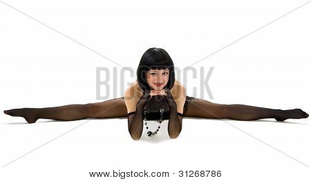 Young Girl In Acrobatic Feat.