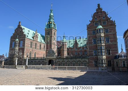 The Castle Of Frederiksborg At Hillerod On Denmark