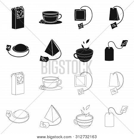 Vector Design Of Healthy And Floral Logo. Collection Of Healthy And Gradient Vector Icon For Stock.