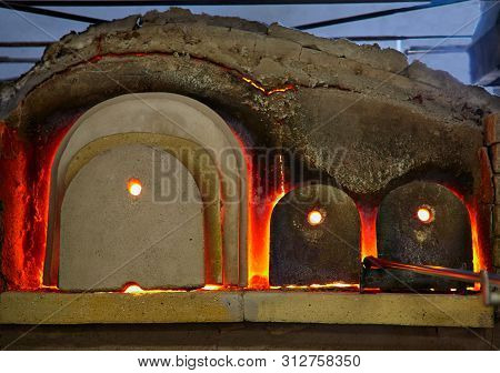 Stove For Melting Glass In Murano, Italy