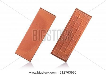 Red Terracotta Wall Tile Isolated On White