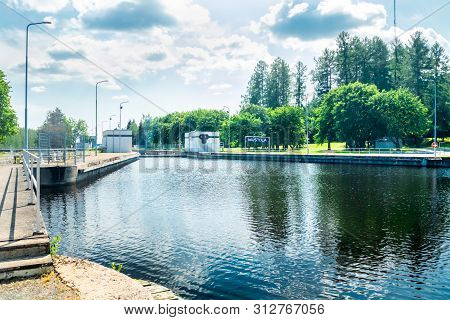 Lappeenranta, Finland - June 20, 2019: The Saimaa Canal At Summer.