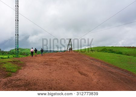 Beautiful Morning View Of Vagamon Meadows And Sky