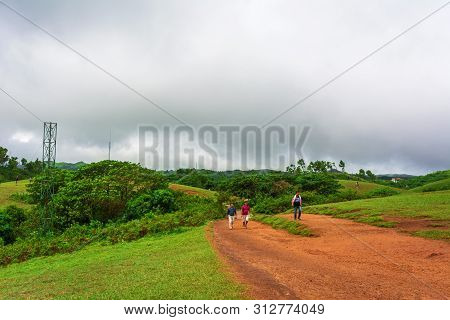 Beautiful Morning View Of Vagamon Meadows And Sky