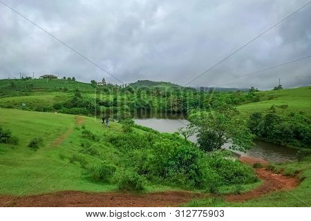 Beautiful Morning View Of Vagamon Meadows And Sky
